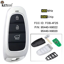 KEYECU 433MHz ID47 Chip 95440-N9020, 95440-N9022 FCC ID: FOB-4F25 Keyless Go Smart Remote Key Fob dla Hyundai Tucson 2021-2024