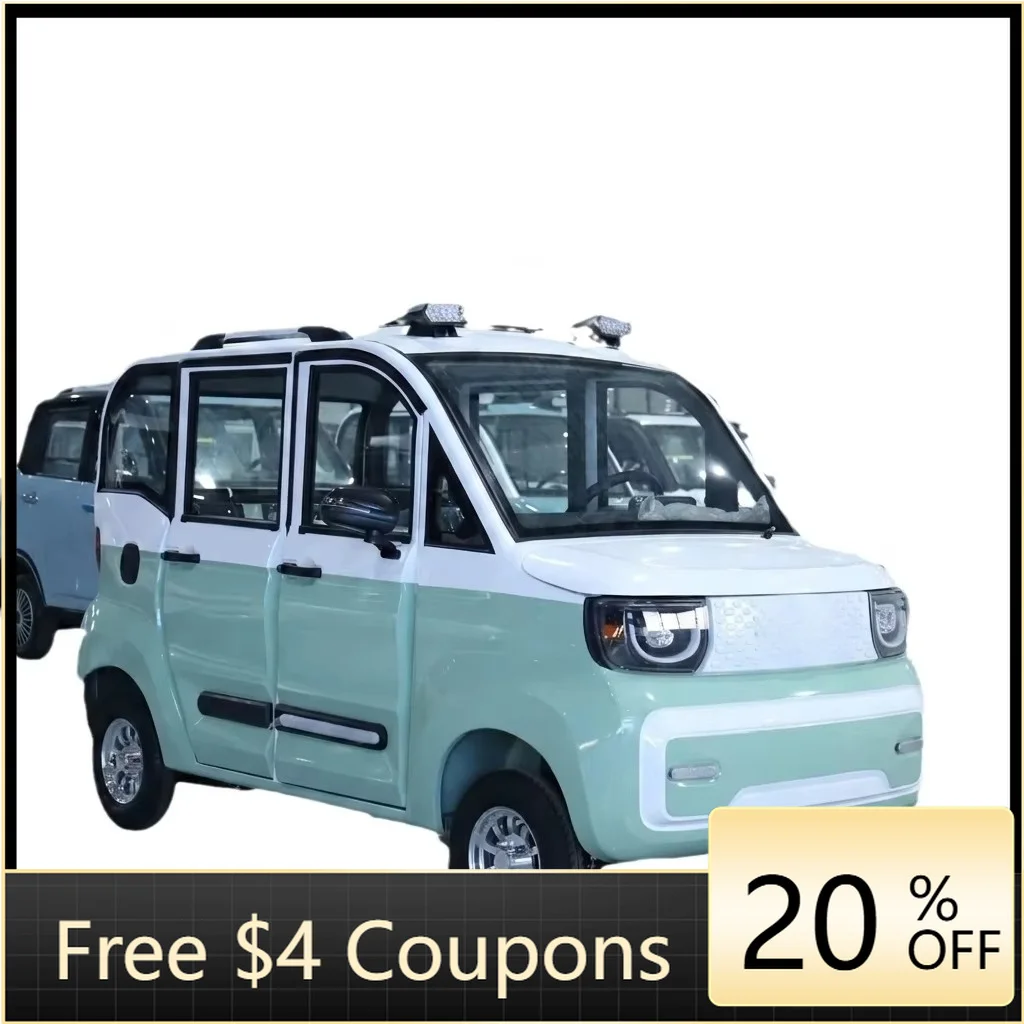 YzhgbManufacturer Supplies Fully Enclosed Mini Electric Four-Wheel Low-Speed Four-Wheel Family Electric Vehicle (for Adults)