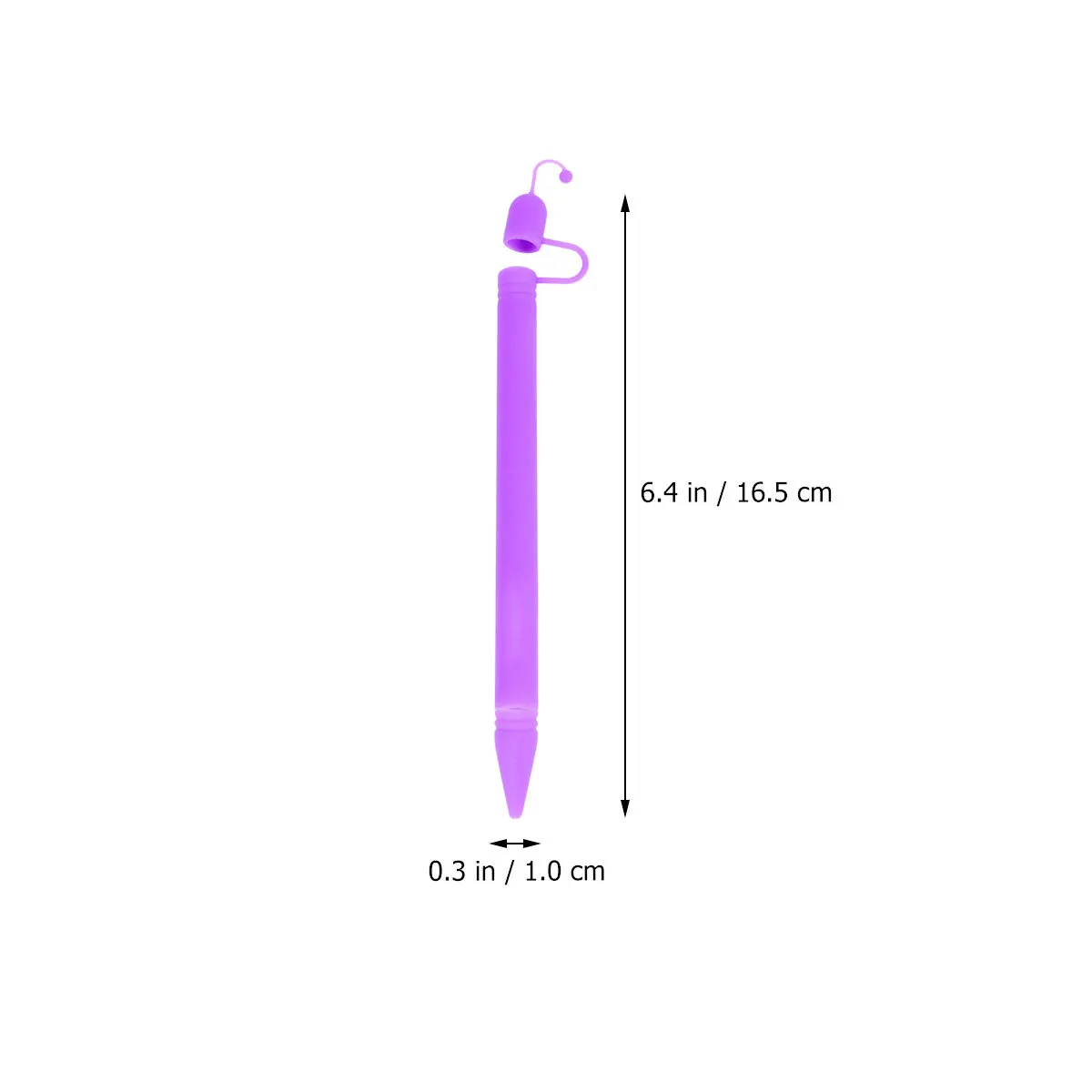 Pen Cap Protector Sleeve Silicone Stylus Grip For Pencil Anti-Slip Comfortable Hold Lightweight Portable Cover