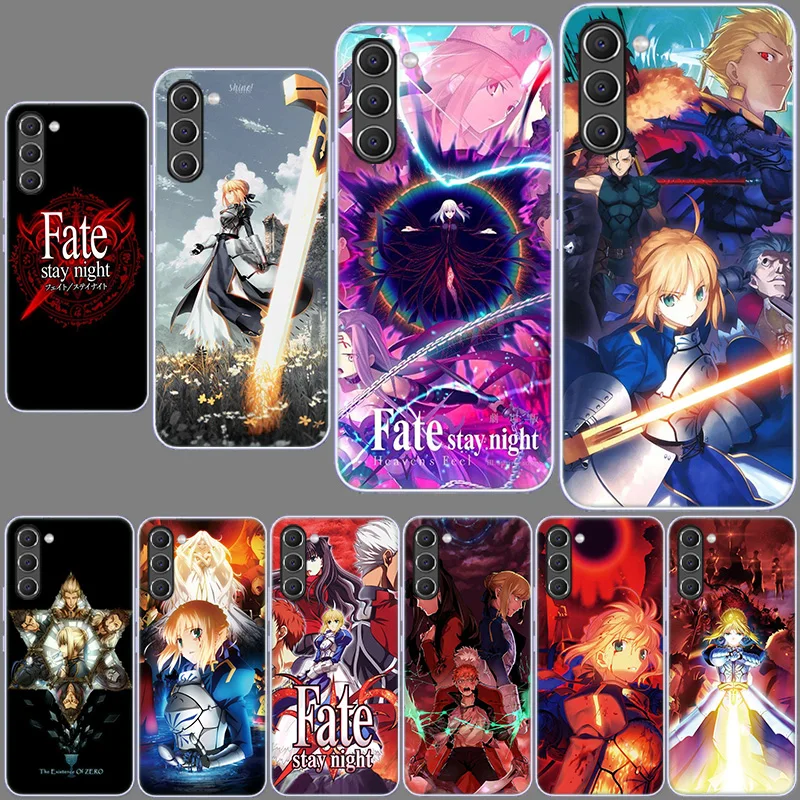Bilibili F-Fate Stay Night Phone Case for Samsung A54 A14 A24 A34 A17 A37 A57 A55 A35 A25 A15 A13 A23 A33 A53 A07 A05S A04S A03