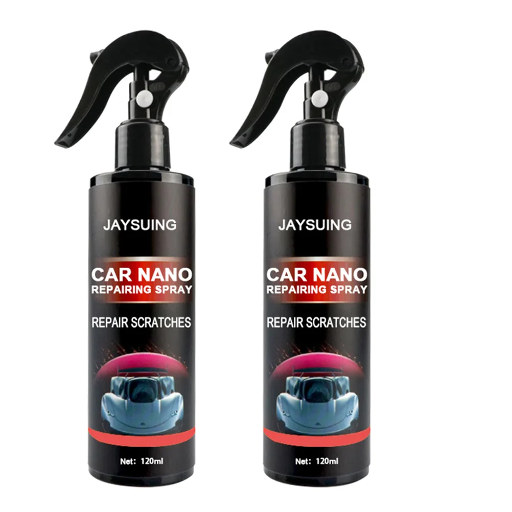 

2 Bottles Car Repair Spray Scratch Remover Accessories Polish Paint Restoring Tool Supplies Nano Vehicle Repairing Scratches