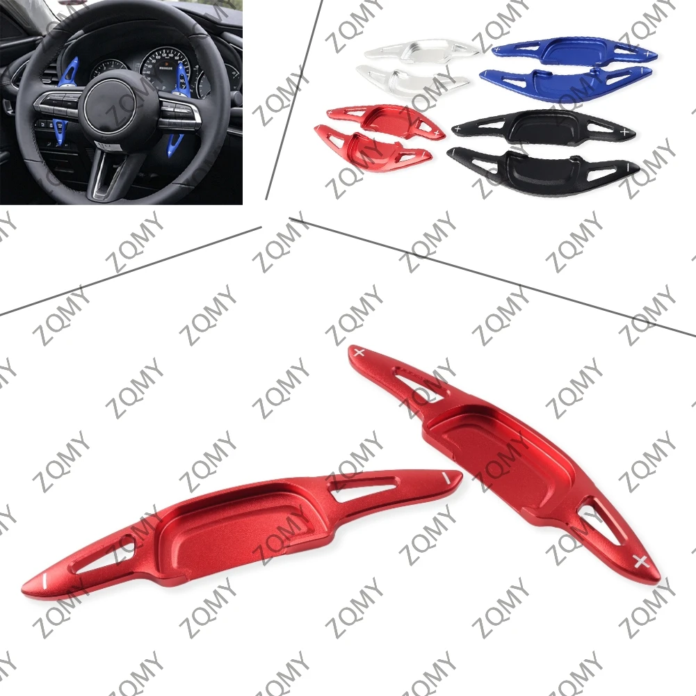 

Interior Steering Wheel Paddle Shifter Extend Accessories For Mazda 3 Axela CX30 MX30 2020-2021