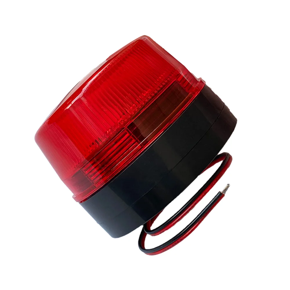 Red Strobe Warning Light 12v 24v 220v   Flashing Beacon Led Indicator Lamp for Security System