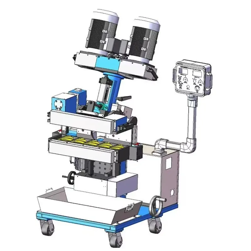 BC-100 Double Motors Automatic Plate Beveling Machine for Steel Chamfer with CNC Blades Automatic Feed Cold Processed No Spark