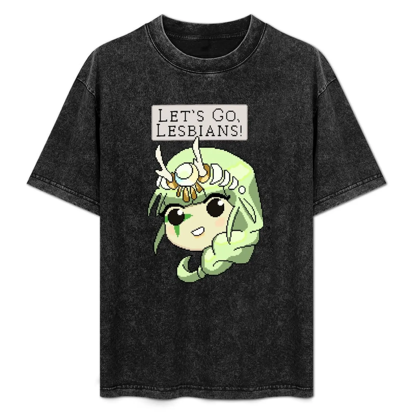 

Let's Go, Lesbians! Artemis Chibi Icon / Hades T-Shirt blanks Anime t-shirt Man t-shirt tee shirts for men