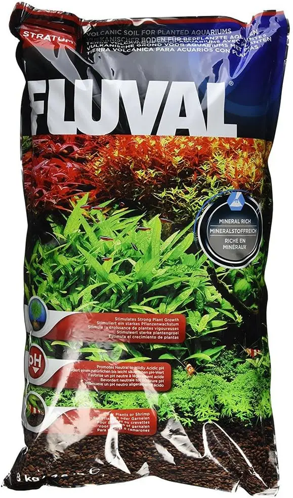 

Fluval 12695 Plant and Shrimp Stratum, 17.6 lbs - Aquarium Substrate for Strong Plant Growth, Neutral to Acidic pH