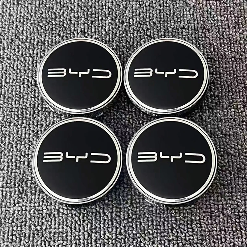 4 Stück 55/58/68mm Auto-Radnabenkappen-Emblem-Aufkleber für BYD Atto 3 Yuan Plus Song Plus Seal Dolphin Seali
