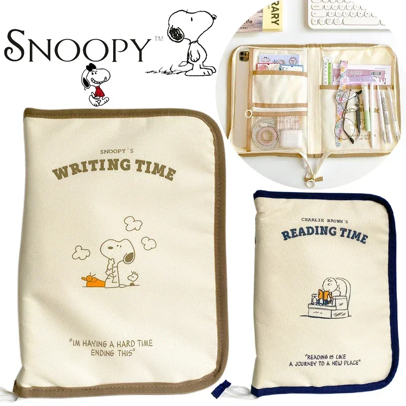 Snoopy Tablet Sleeve Bag 9-13 Inch for IPad Air Pro 11 2022 2021 2020 Mini for XiaoMi 5 for Samsung Huawei Shockproof Pouch Bags