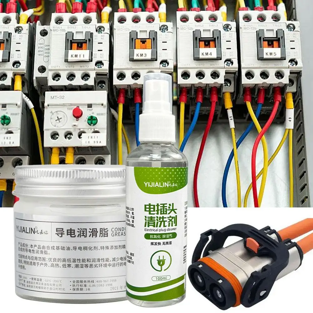 Electrical Contact Cleaner-Deep Cleaning For Car Wiring Harness/High-Voltage Equipment/Circuit Board,Rust Inhibitor,Residue R5I7