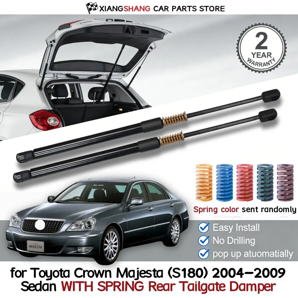 

2 шт. задних газовых упоров багажника с автоматическим открыванием и пружинами для Toyota Crown Majesta (S180) 2004-2009 Седан