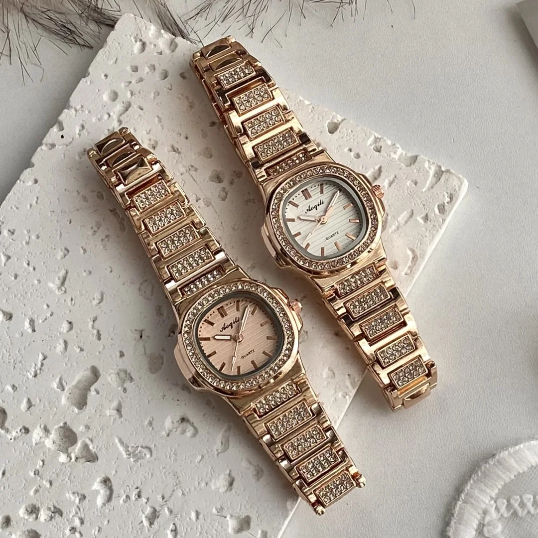Luxury Square Watch For Woman Fashion Rhinestone Ladies Watch Elegant Women's Quartz Watches Simple Female Clock reloj mujer