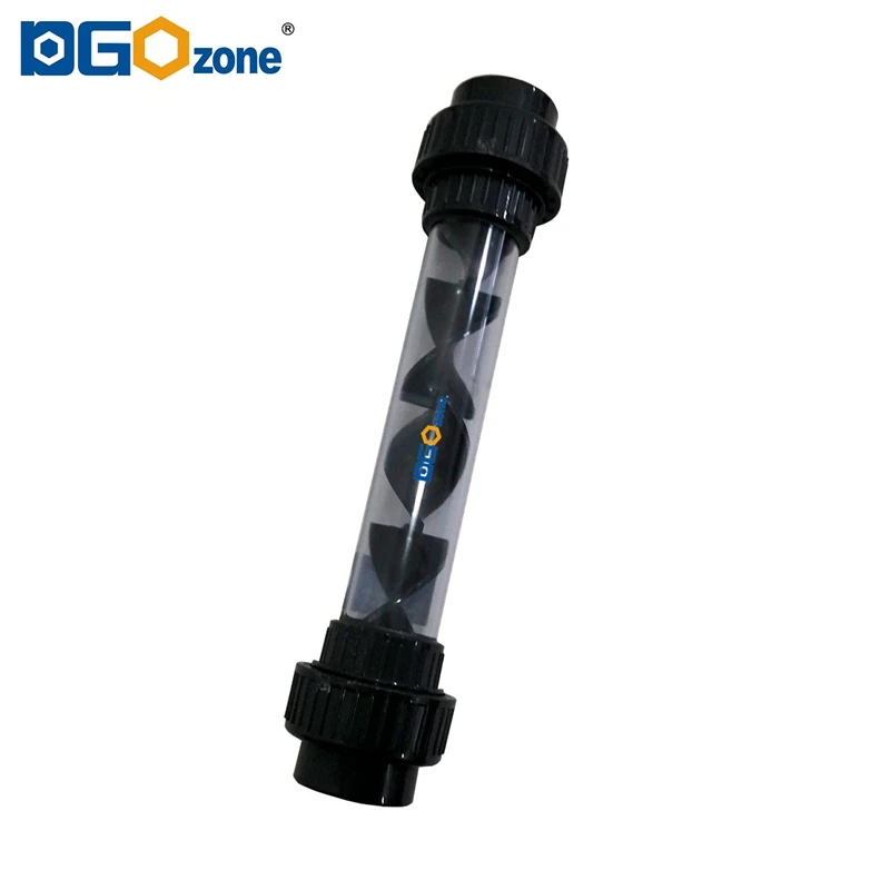 1.5in Plastic static mixer for mixing gas and liquid Diameter 50mm acid and alkali resistant Mixer connector DGOzone