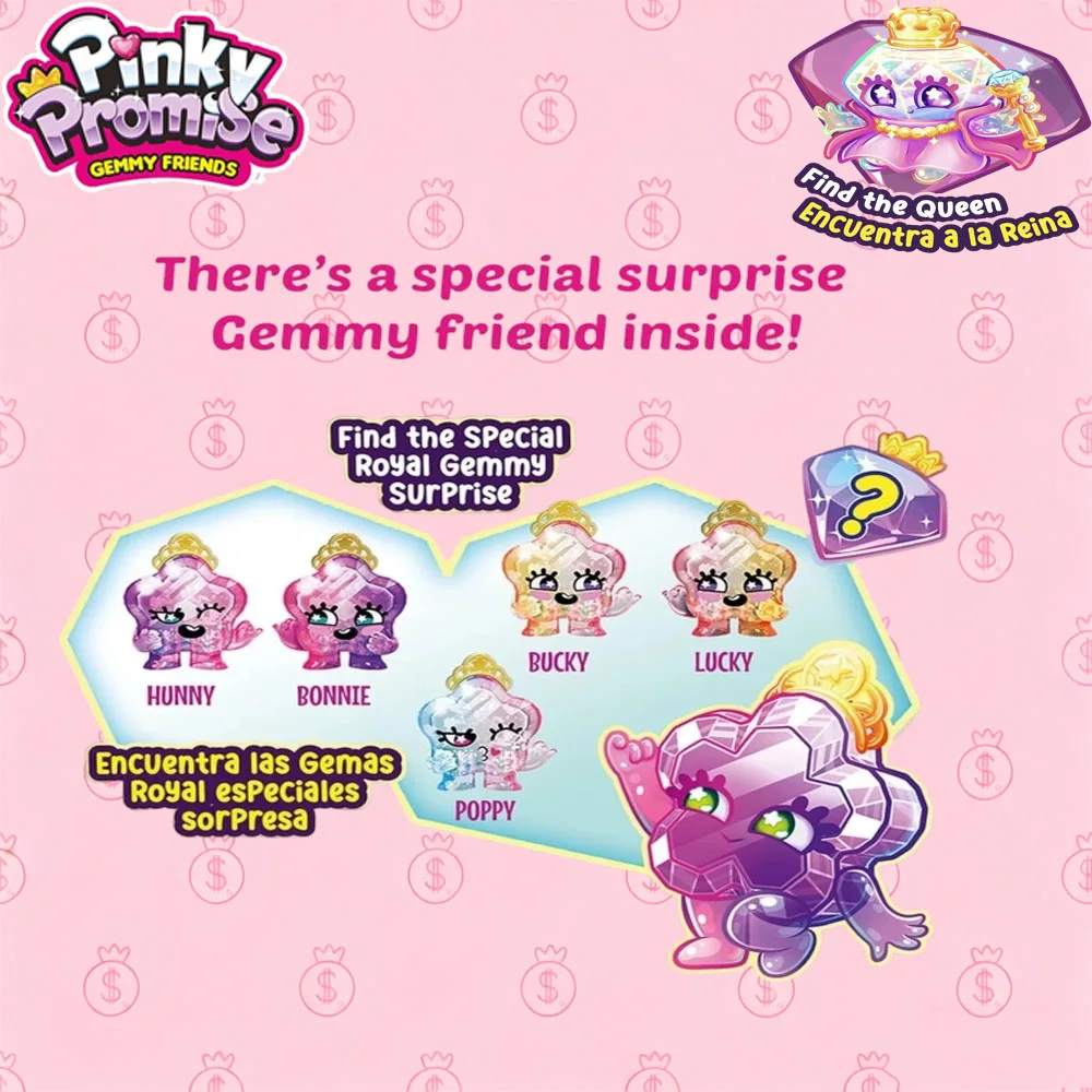 Pinky Promise Gemmy Friends Lovely Girl DIY Gemstone Hairpin Ring Bracelet Necklace Blind Box Gifts Toy Model Anime Collect view 3