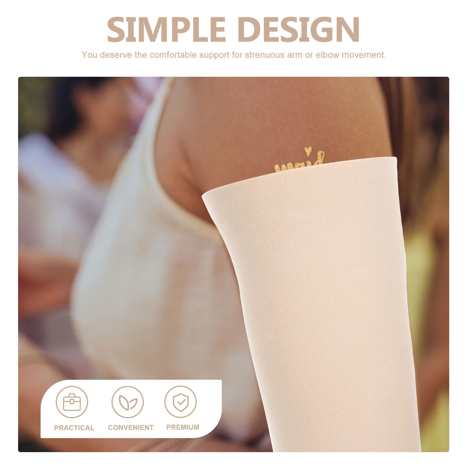 

1Pair Unisex Elbow Sleeves Comfortable Protective Warm Wrap Anti-Cold Joint Support for Sports Football Basketball Tennis