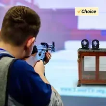 OInfrared Induction Electronic Scoring Laser Target Color Sensitive Shooting Practice With Sound Effects Training Toy Equipment