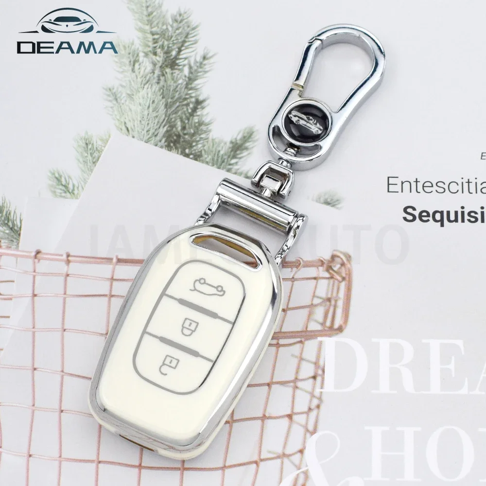 Funda de llave de 3 botones para Dacia Sandero Stepway Logan Duster para Renault Clio 5 Dokker Logan Stepway Clio 5 SS2 Renault TWingo