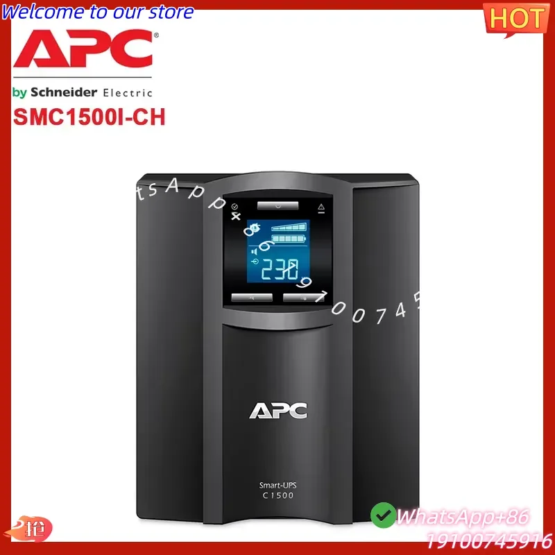 Nuevo y popular UPS en línea APC SMC1500I-CH Smart UPS interactivo en línea de 1500VA/900W con batería integrada 230V