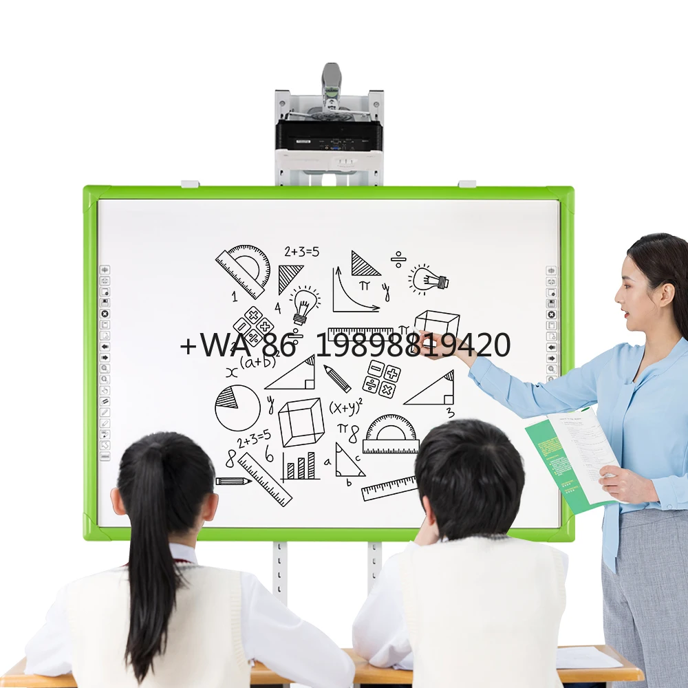 OEM Colors 69" Interactive whiteboards 20 Points IR Touch Digital Boards with New Software for Wins Education Class