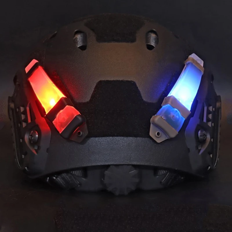 Tactical helmet lights, survival signal markers, strobe lights, used for hunting, riding, CS war games, wilderness survival