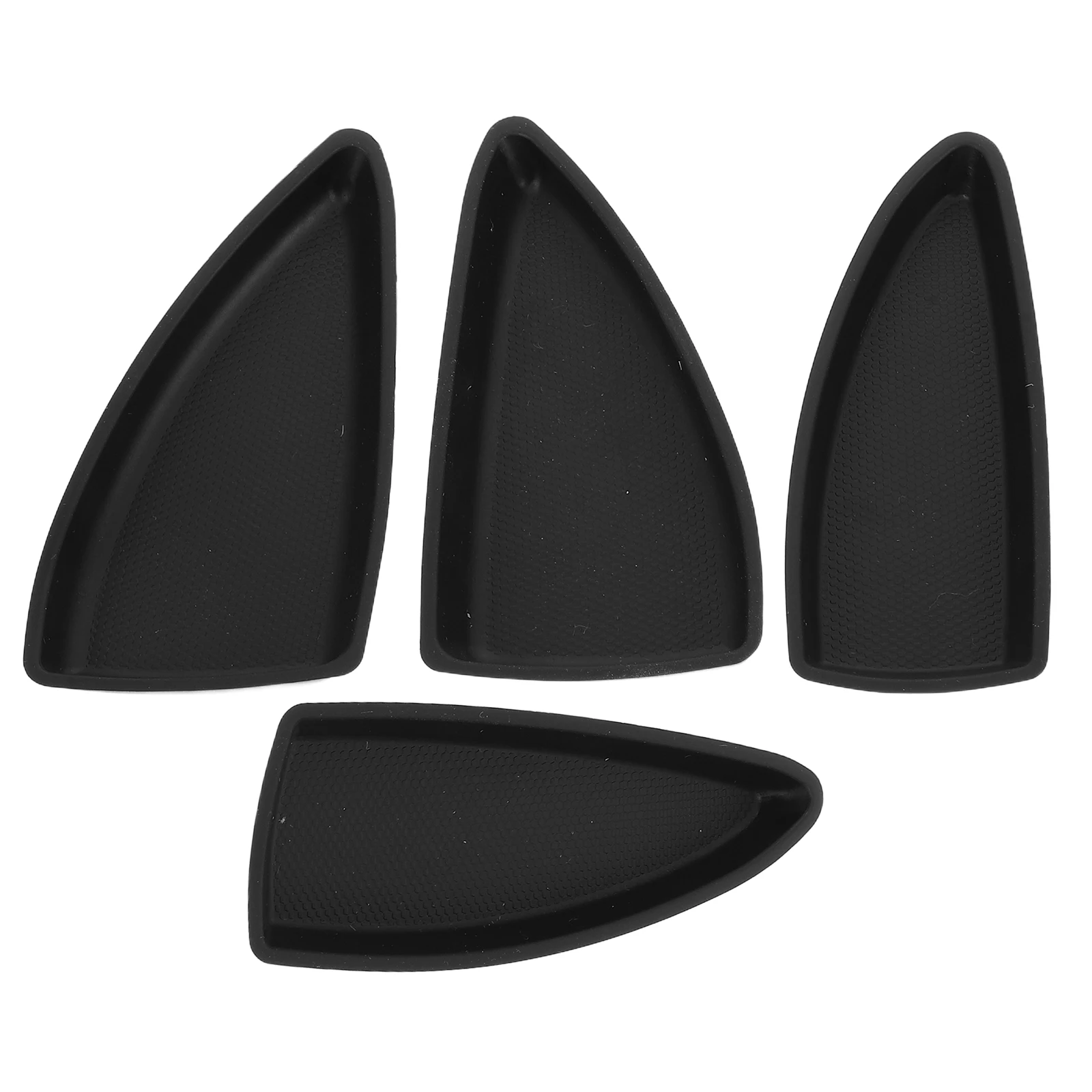 

4Pcs Car Bezel Cover Plastic Material Easy Replacement Front Interior Door Switch Bezel Cap Automotive Shift Lever Cover Vehicle