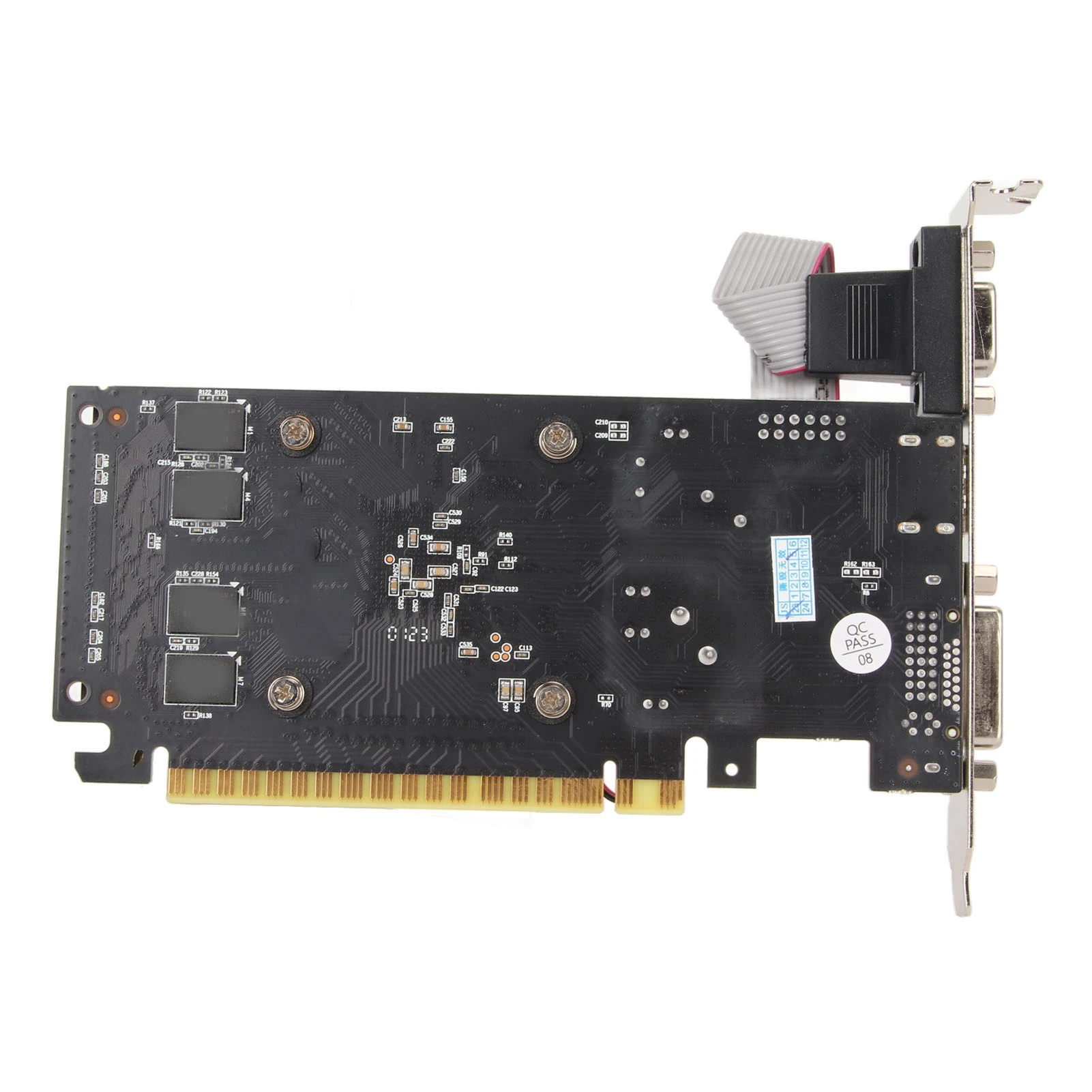 GT210 1G DDR3 GPU Graphics Card Multimedia Game Graphics Card with Cooling Fan for Desktop PC Support DirectX10.1 HD VGA DVI