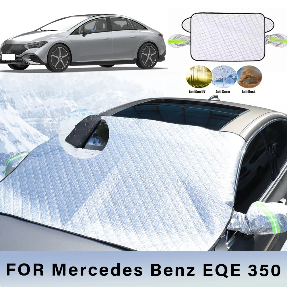 

Thickened Car Now Sunshade Windshield Cover With 5/9 Magnets UV Protection Anti Snow Sunlight For Mercedes Benz EQE 350