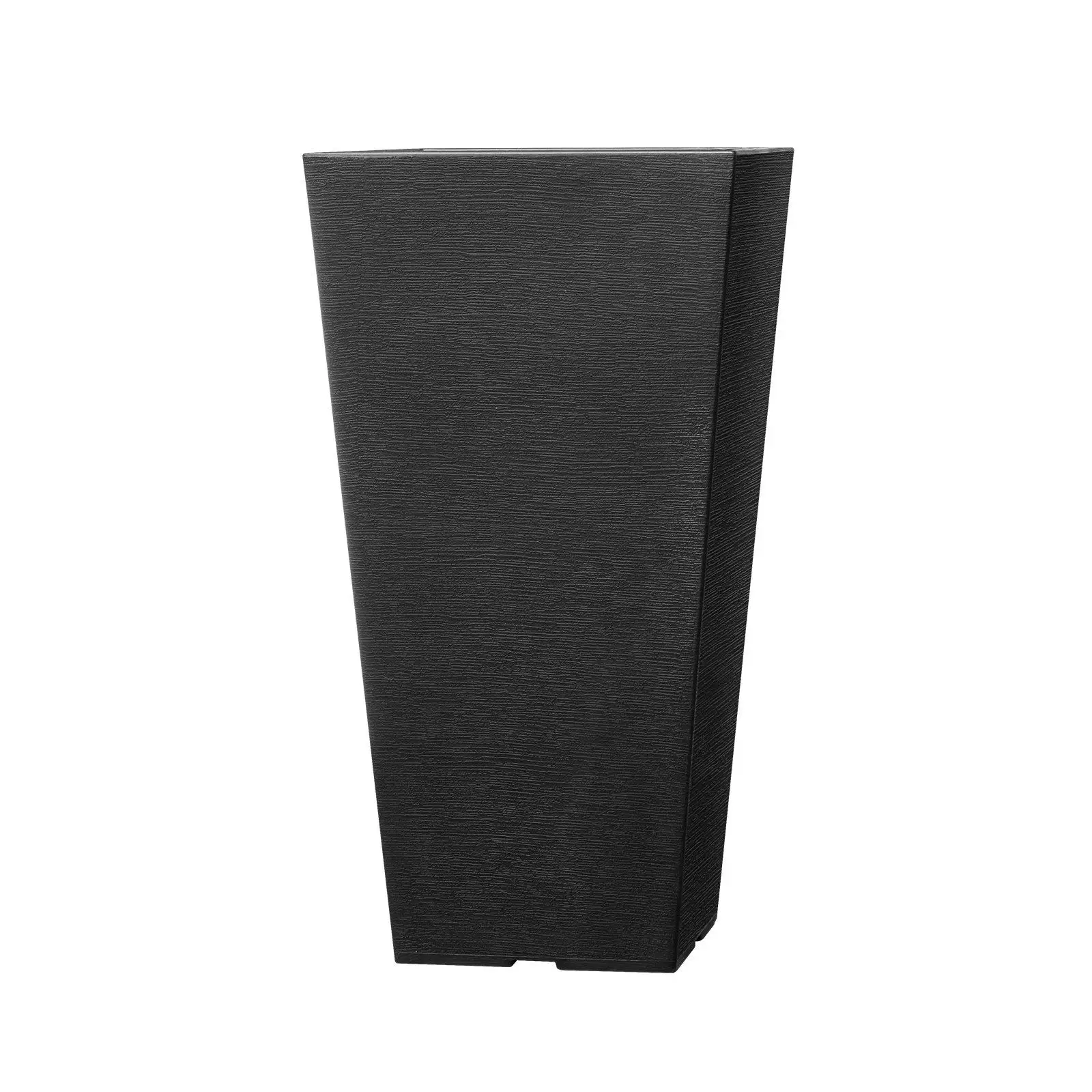 

Набор из 2 высоких уличных горшков 22 дюйма, большие кашпо для уличных комнатных растений, черные кашпо на переднем крыльце, цветочное дерево, растение