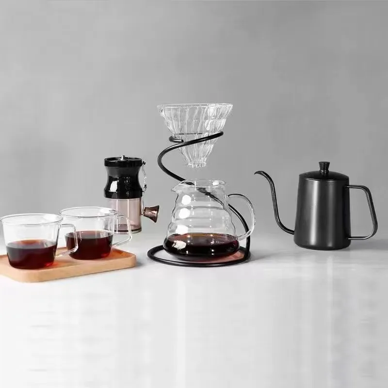 Barista Accessories Hand Drip Coffee Set Espresso Tools Filter for Coffee Funnel Filtro Reusable Holder Cafe Bar Coffee  filters