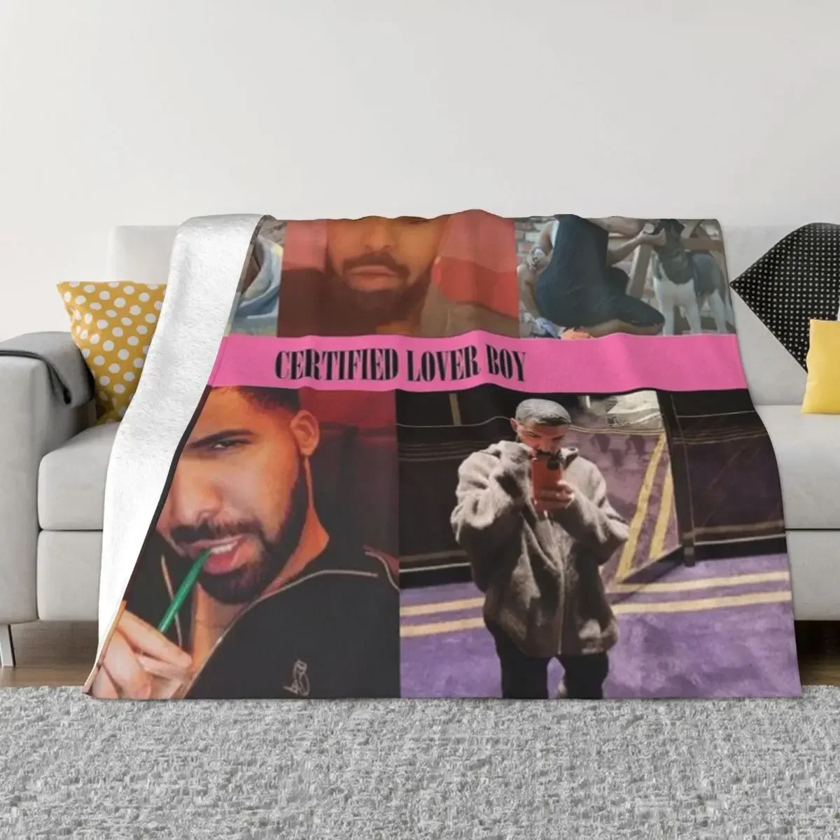 

BBL DRAKE Throw Blanket Camping Dorm Room Essentials
