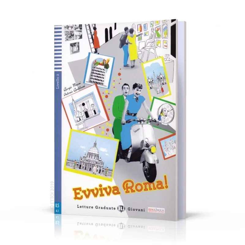 ELI Teen Readers Italian A2 Evviva Roma ELI Publishing Group ELI Publishing Group 9788853621061 Book