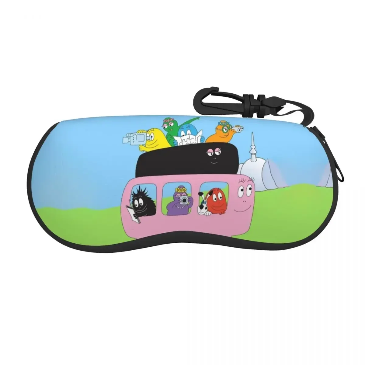 Barbapapa Family Cartoon Comics Shell Eyeglasses Protector Cases Cool Sunglass Case Glasses Bag