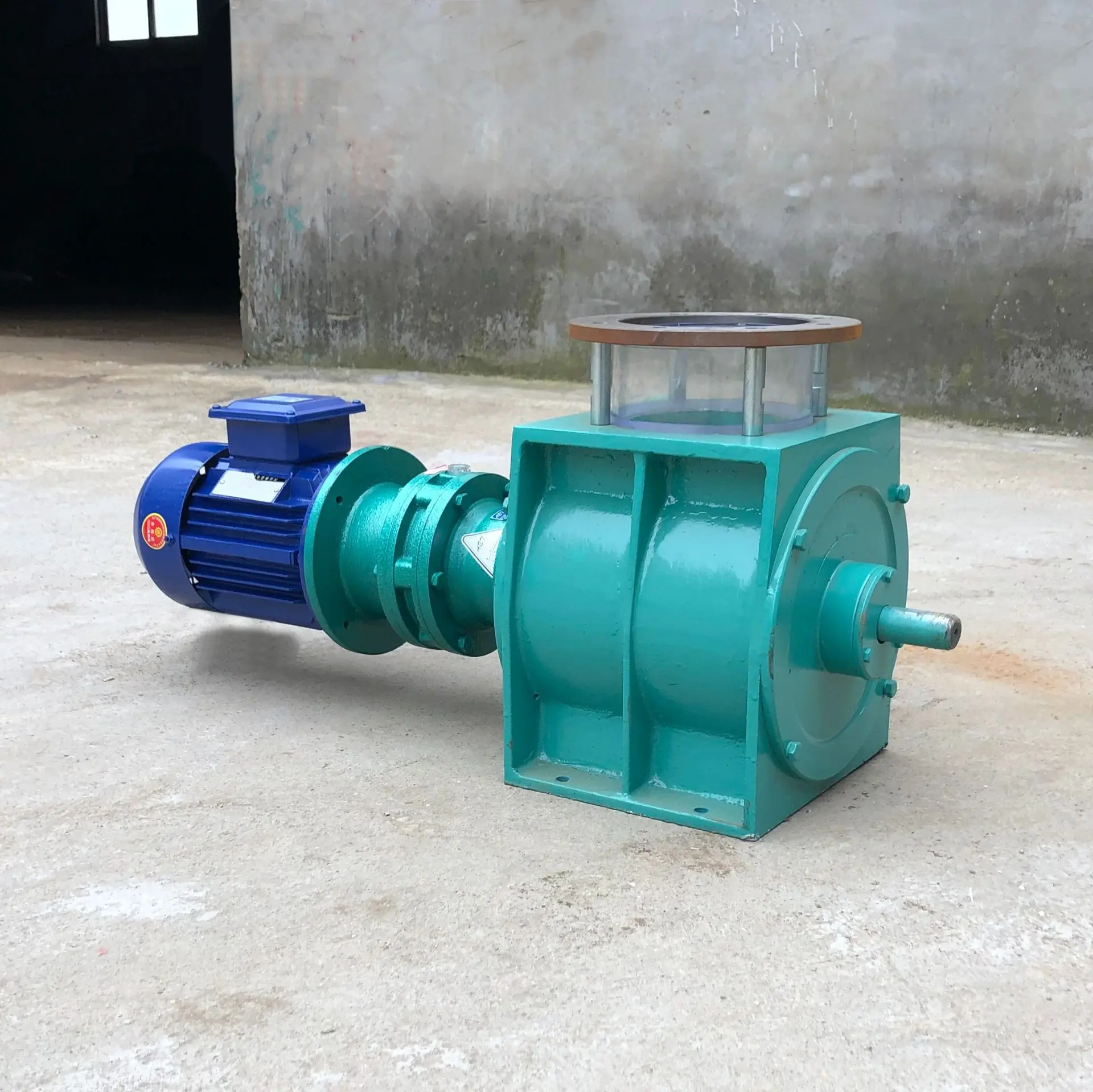 blower discharge valve air shut-off star unloader feeder air lock ash unloading device 5 liters diameter 150mm