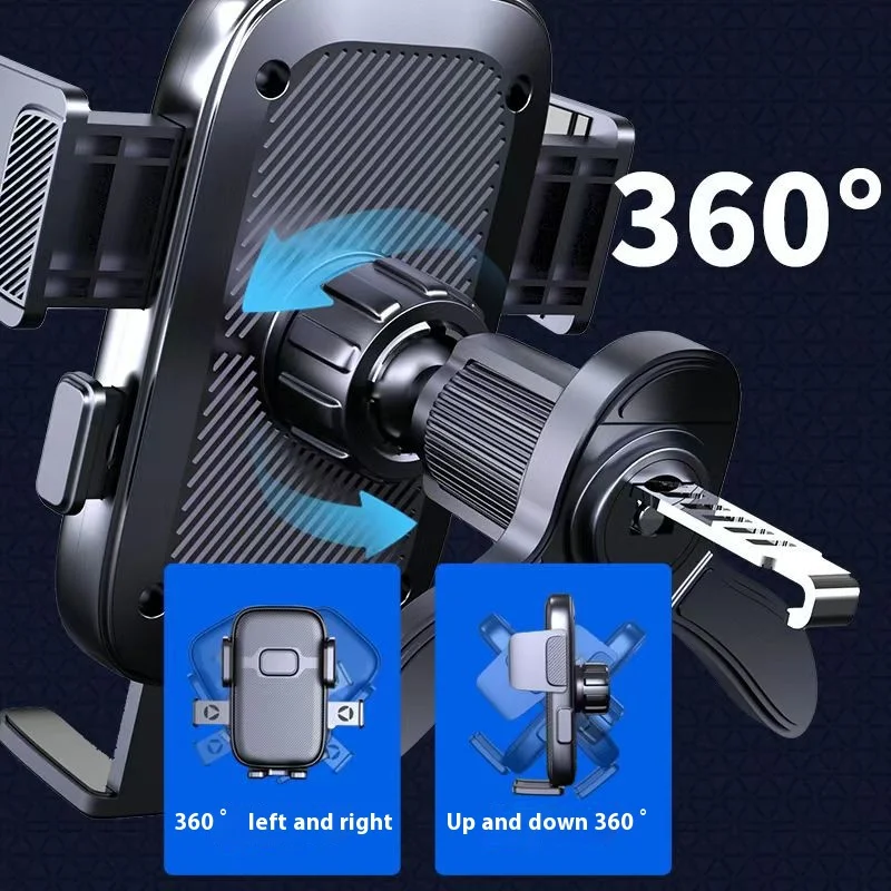 Universeller Autotelefonhalter für Lüftungsschlitze mit 360° °   Rotations-Smartphone-Halterung für alle Smartphones