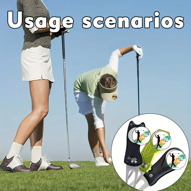 Marcador de pelota de golf magnético multifuncional, clip de gorra magnética, marcadores y clips de sombrero elegantes, mejora tus habilidades de juego