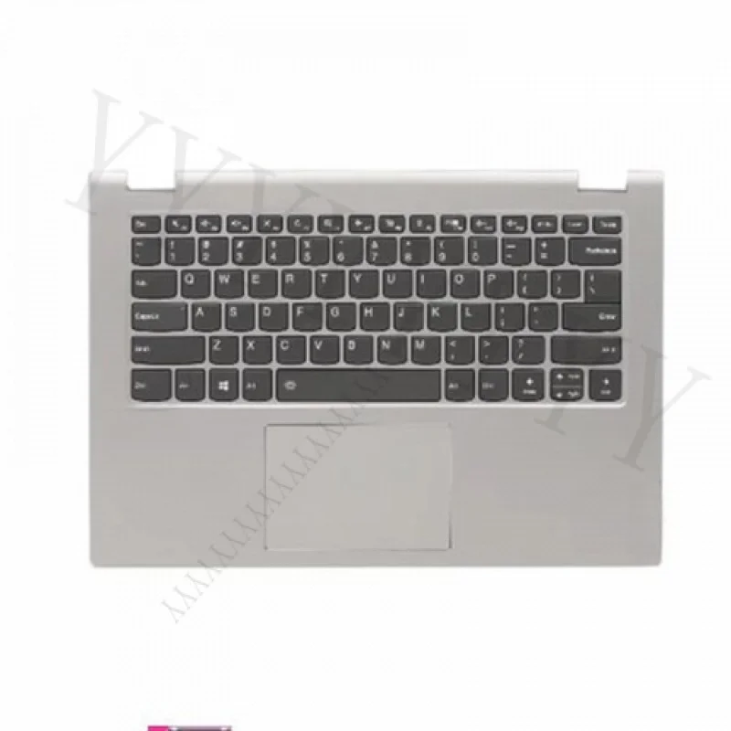 Y + Palmrest مع لوحة مفاتيح بإضاءة خلفية لجهاز Lenovo Ideapad FLEX-14 C340-14 14IWL 14API 14IML