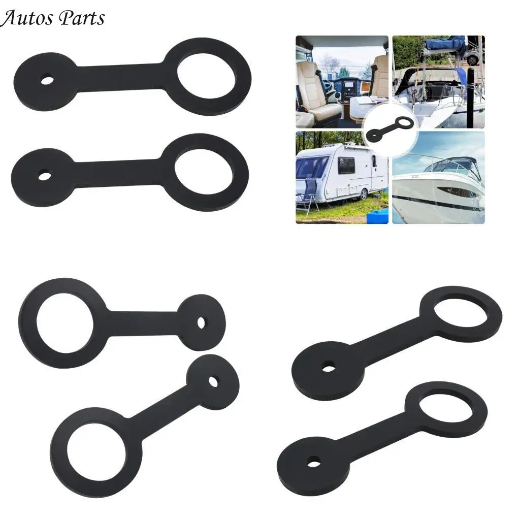 

57BA High Durability Silicone Motorhomes Shower Door Latches Strap Ensures Secure Closure Suitable for Campers Trailer Safety