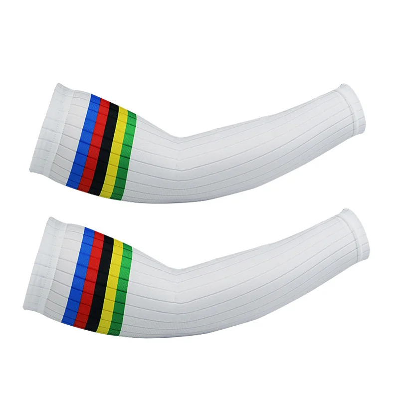 Rękawy naramienne Mankiet rowerowy Kolarstwo Aero UV Stripe Ramię Bieganie Filtr przeciwsłoneczny Rękawy rowerowe Noga Sport Kolarstwo Outdoor Arm Warmer's