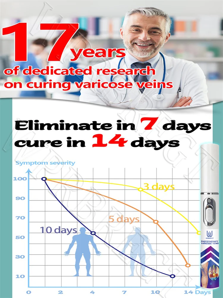 Terapia a laser de segunda geração pode ajudá-lo a remover pernas de aranha e varizes em apenas 7 dias.