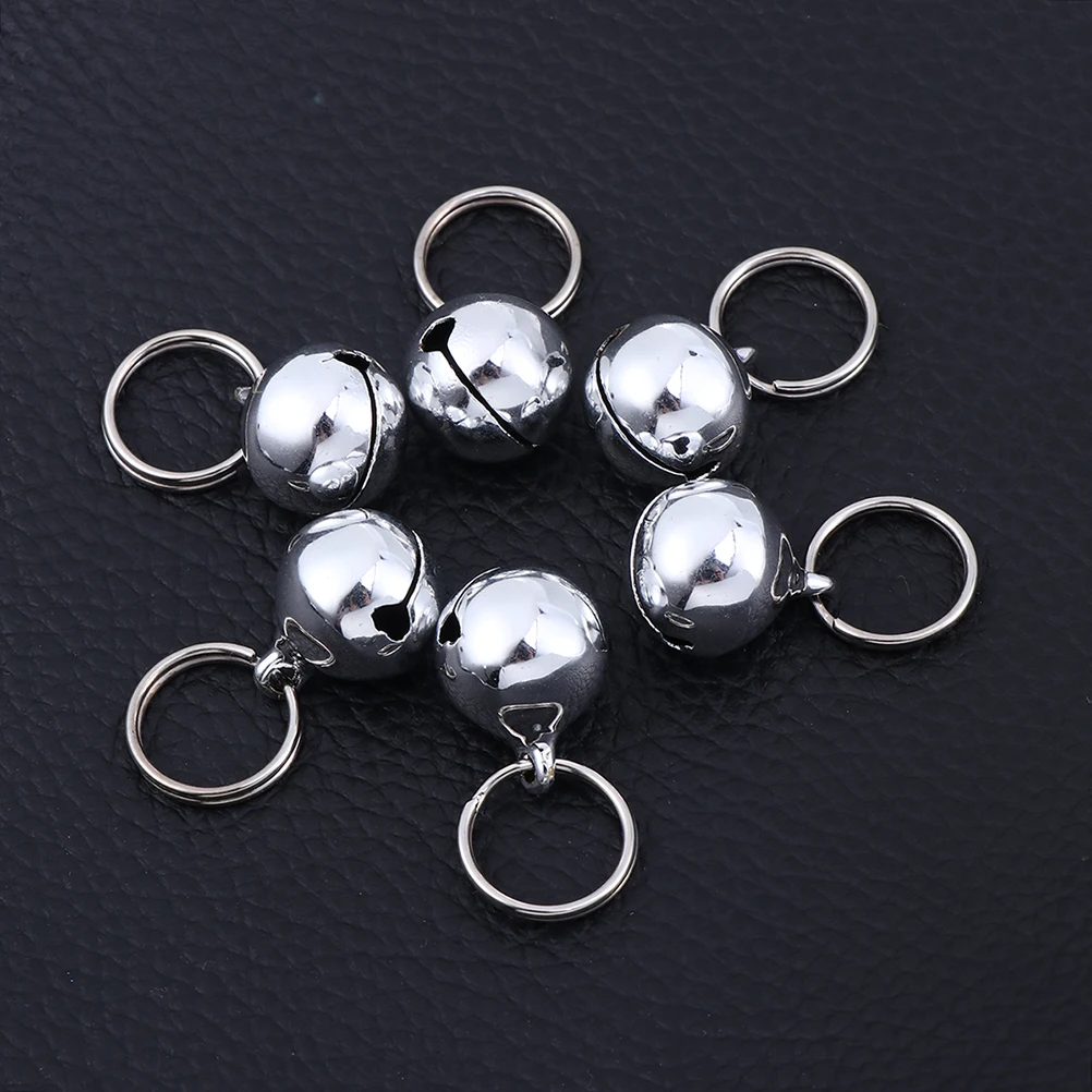 

5 PCS Pet Bell Accessories Platinum Copper Bells Christmas Stainless Steel Cat Dog Gold