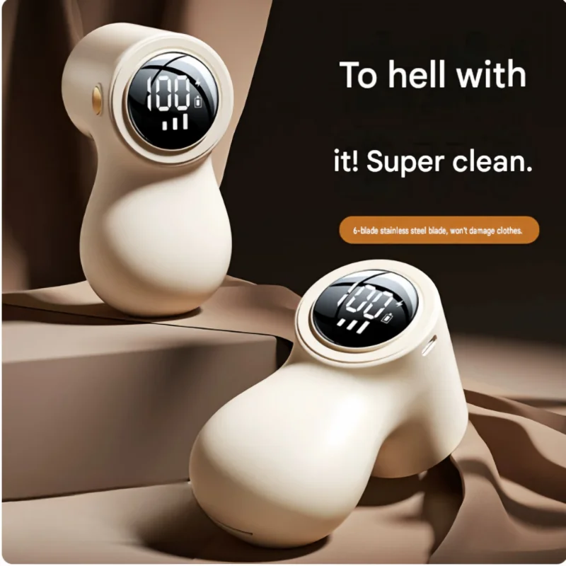Lint remover, household use, gentle on clothes, electric suction shaver, removes lint and pilling – a must-have for cleaning!