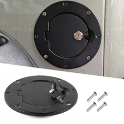 Car Locking Fuel Filler Door Gas Tank Cap Cover Fit For Jeep Wrangler TJ 2/4 Door 1997-1999 2000 2001 2002 2003 2004 2005 2006