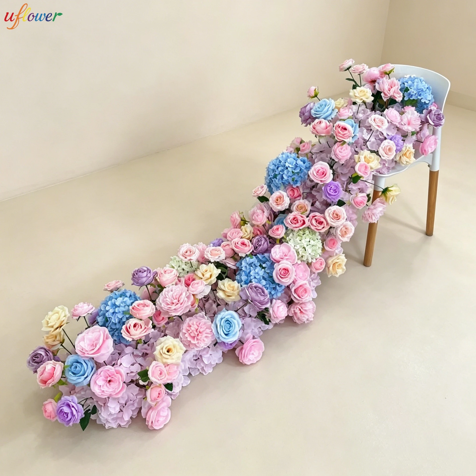 uflower-composition-florale-en-fleurs-de-soie-roses-et-bleues-pour-chemin-de-table-decoration-de-canape-toile-de-fond-de-mariage-centre-de-table-et-accessoire-pour-evenements-et-fetes