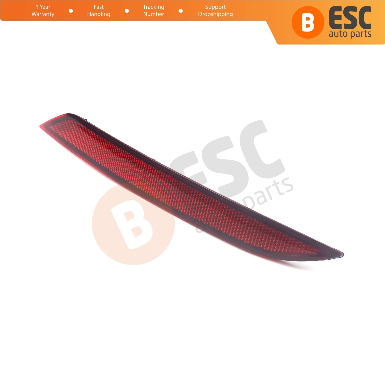 BSP1069 Rear Bumper Reflector Tail Stop Lamp Cover Red LEFT 5G0945105C For VW Golf 7.5 8 e-Golf Variant 4Motion R32 GTI Rabbit