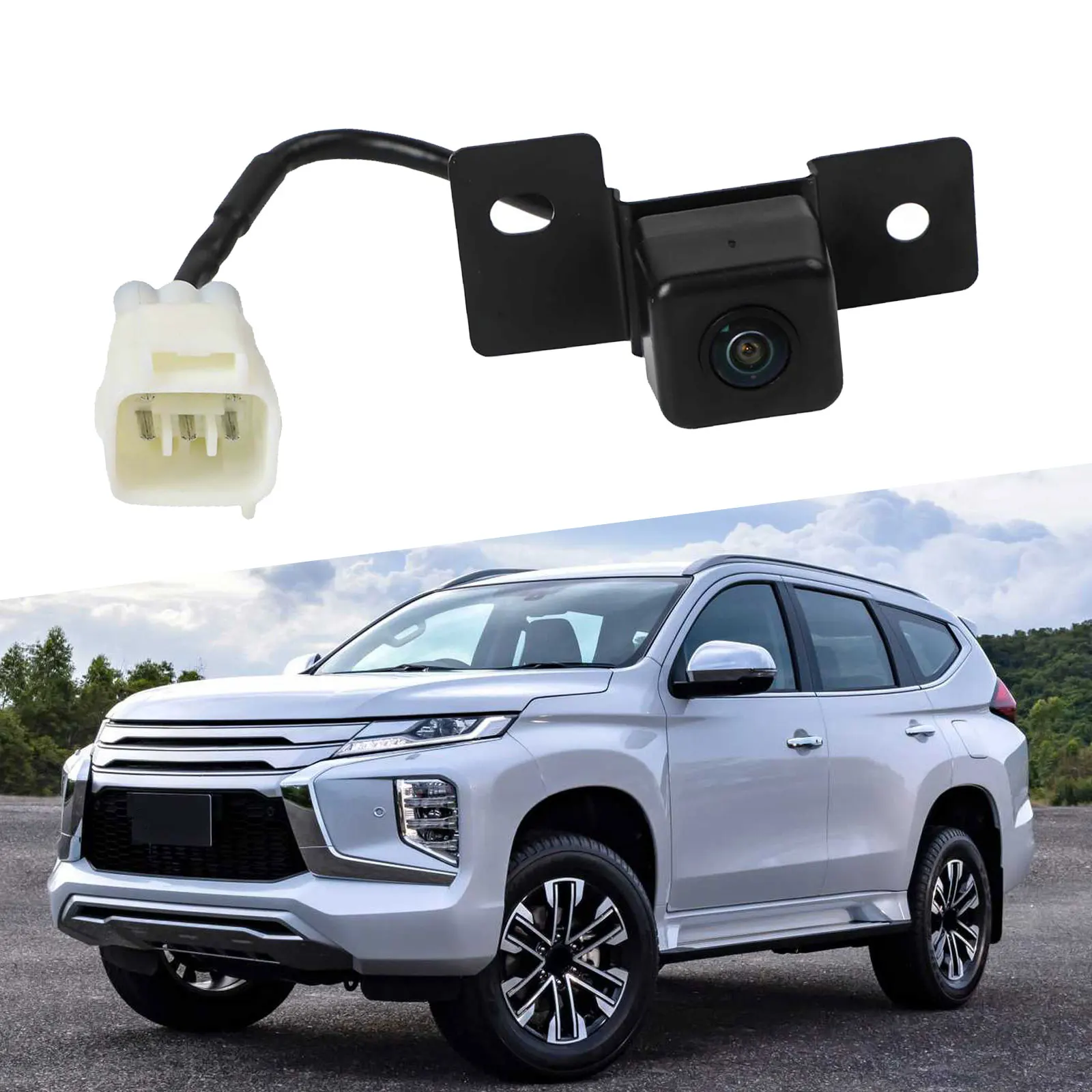 Car Rear View Camera Backup Camera Car Parking Black ABS Material Easy Installation Non-Deformed OEM Number 8781A041