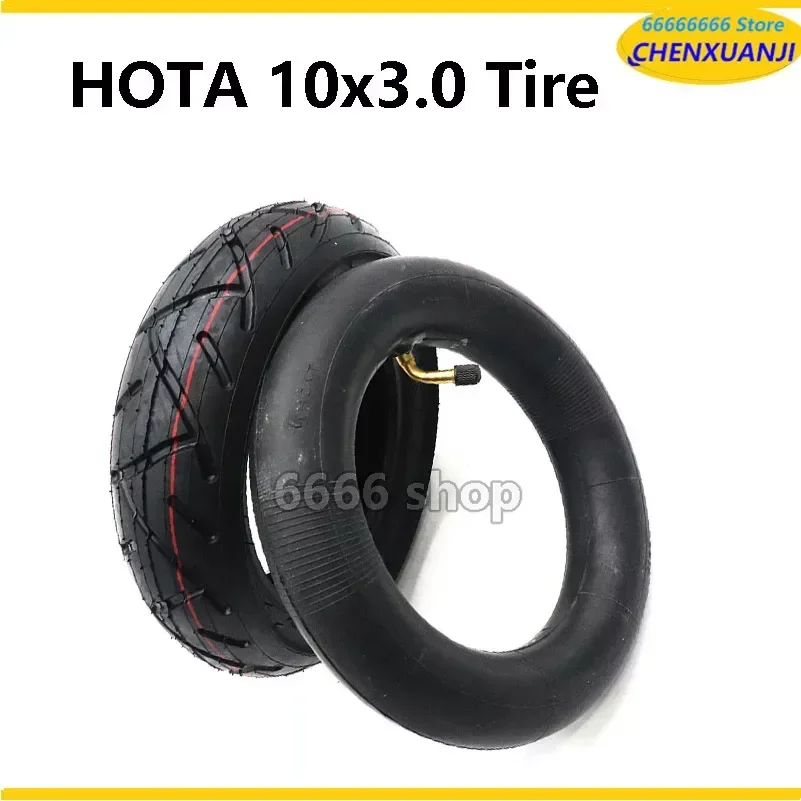 HOTA Tyre for Electric Scooter Zero 10x Dualtron KuGoo M4 Upgrade 10 Inch 10x3.0 Outer Tube and Alloy Hub