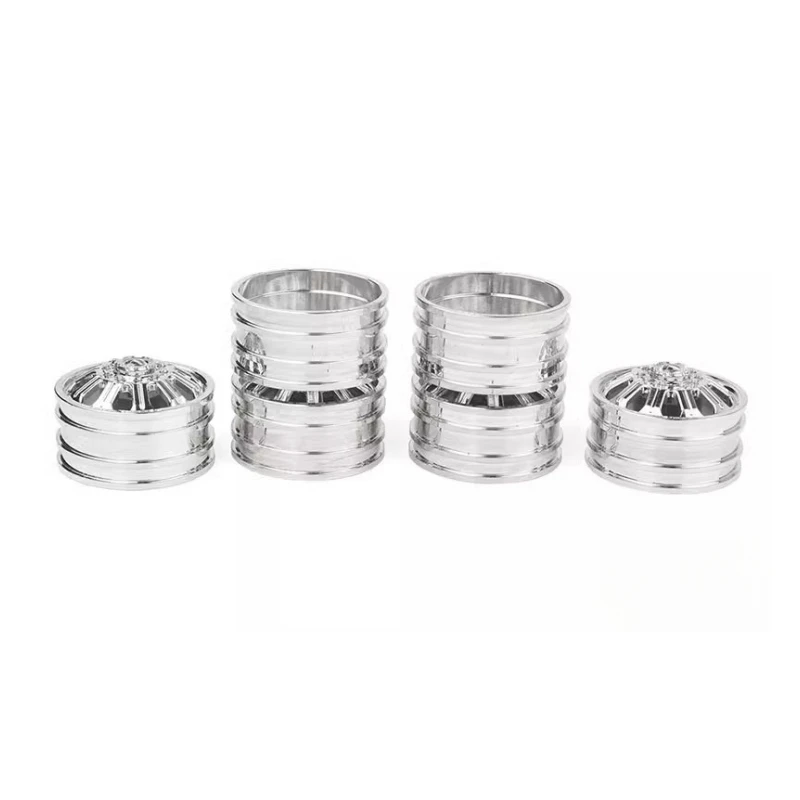 Ruedas beadlock 1 9, rueda hexagonal Dually de 12mm, llantas de coche rc 1/10, Z-W0049 rc4wd, buje de rueda FF60 de 1,9 pulgadas, scx10 iii jeep JT