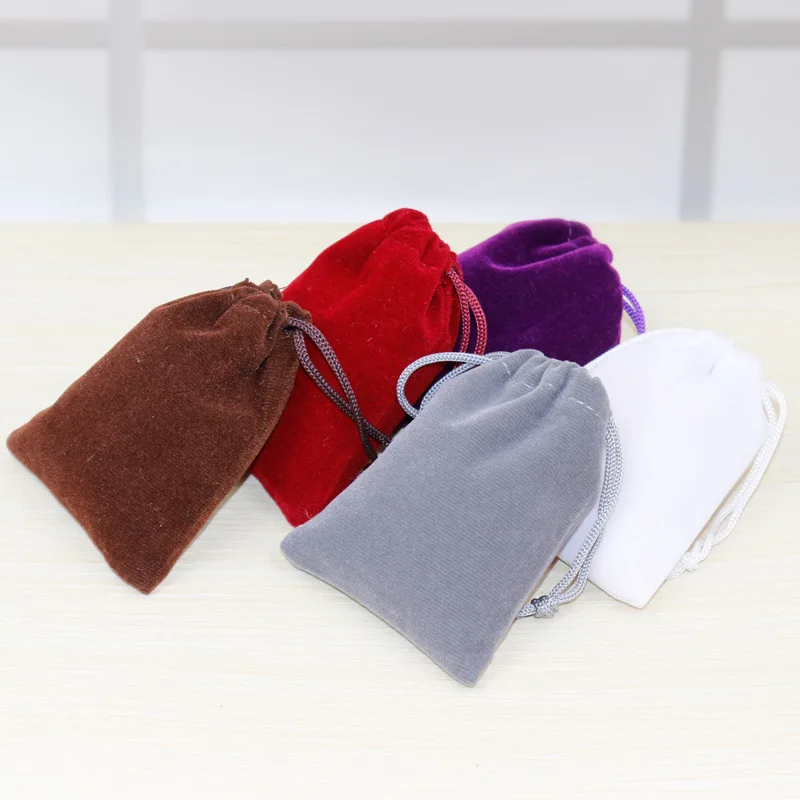 Retail from 1 pc 10x25 15x30 20x30 25x35 cm Large Big Size Black Velvet Drawstring Bag Pouch For Packaging Display Gift Bags