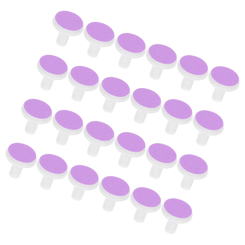 

24 Pcs Baby Nail Grinding Heads Electric Trimmer Pads Replacement Files Toddler Use Red 1 6 Months