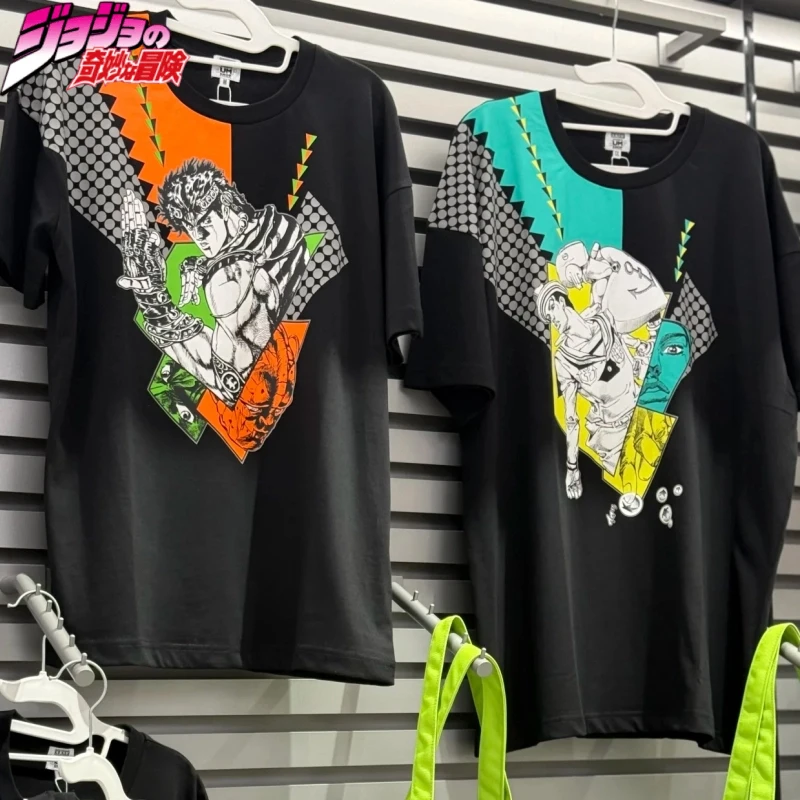

SHONEN JUMP SHOP JoJo's Bizarre Adventure Аниме-футболка Jonathan Joestar Kujō Jōtarō Giorno Giovanna Higashikata Josuke Косплей