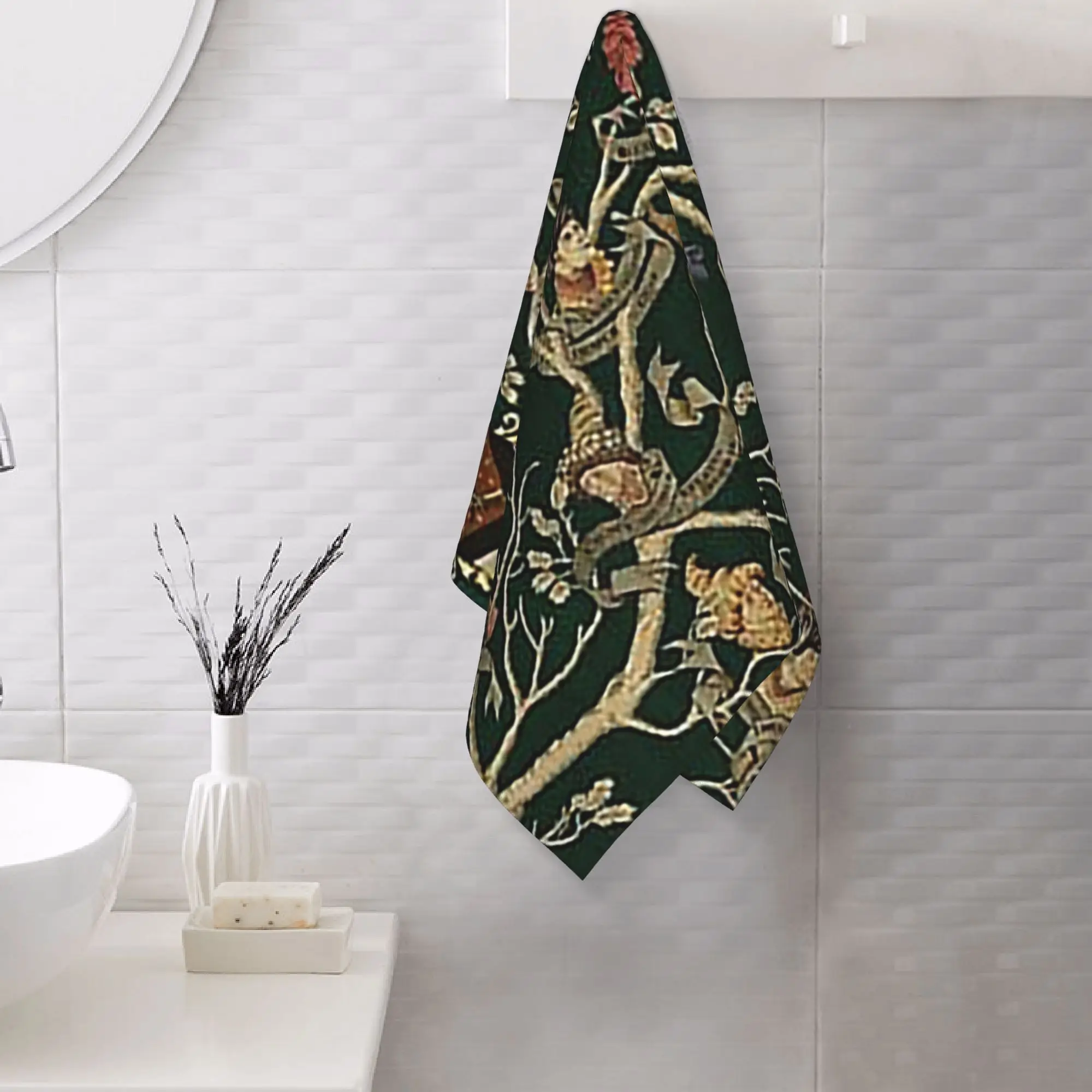 Custom Noble House of Black Famil Soft Face Towel Quick Dry Pool Bath Cotton Towels Breathable